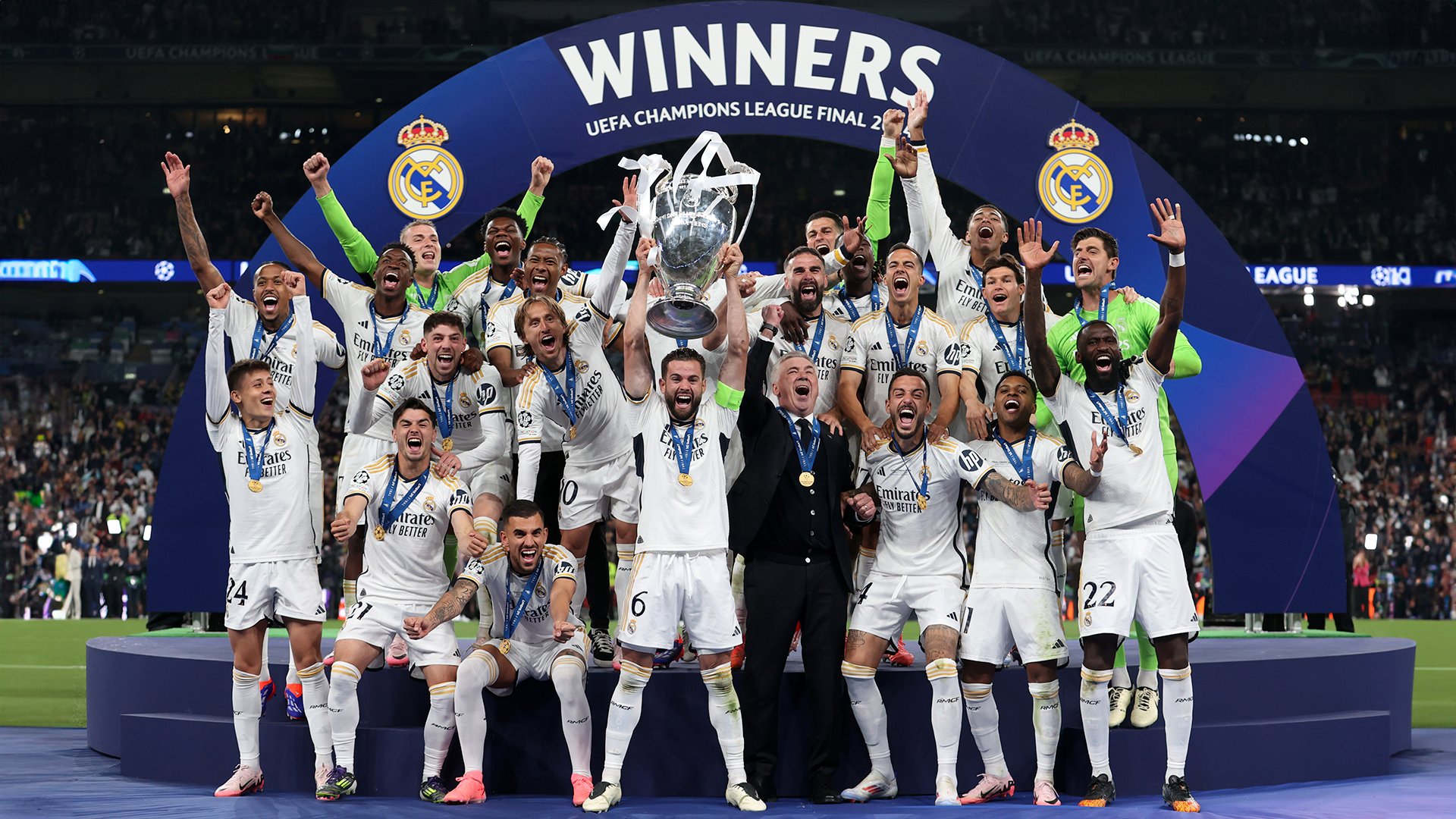 Real Madrid gana 20 al Borussia Dortmund en la Final de Champions